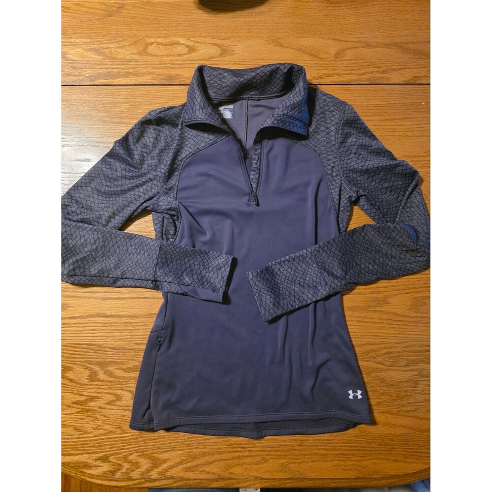 Under Armour ColdGear Snake Print Quarter Zip Pullover Women’s Medium